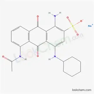 5-(아세틸아미노)-1-아미노-4-(사이클로헥실아미노)-9,10-디하이드로-9,10-디옥소안트라센-2-술폰산 나트륨염