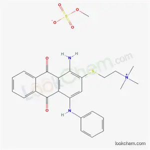 에타나미늄, 2-[[1-아미노-9,10-디히드로-9,10-디옥소-4-(페닐아미노)-2-안트라세닐]티오]-N,N,N-트리메틸-, 메틸 설페이트