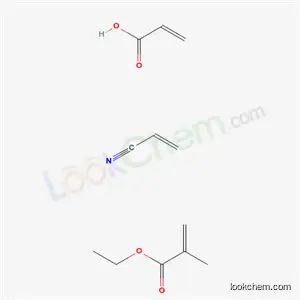 2-프로펜산, 2-메틸-, 에틸 에스테르, 2-프로펜니트릴 및 2-프로펜산 중합체