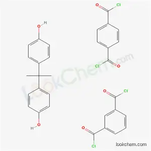 1,3-벤젠디카르보닐디클로라이드, 1,4-벤젠디카르보닐디클로라이드 및 4,4'-(1-메틸에틸리덴)비스[페놀] 중합체