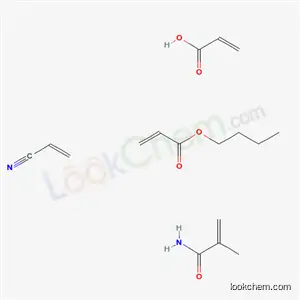 2-프로펜산, 부틸 2-프로펜산 중합체, 2-메틸-2-프로펜아미드 및 2-프로펜니트릴