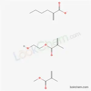 2-프로펜산, 2-메틸-, 2-히드록시에틸 에스테르, 부틸 2-프로페노에이트 및 메틸 2-메틸-2-프로페노에이트와 중합체