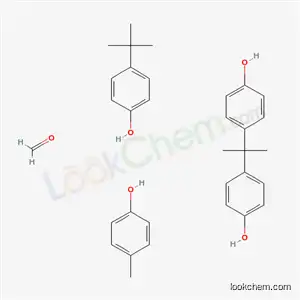 포름알데히드, 4-(1,1-디메틸에틸)페놀, 4,4-(1-메틸에틸리덴)비스페놀 및 4-메틸페놀 중합체