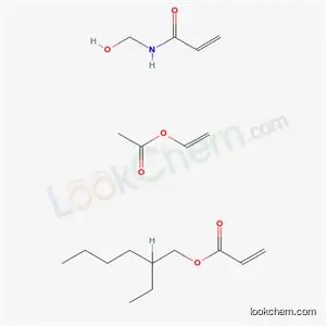 2-프로펜산, 2-에틸헥실 에스테르, 에테닐 아세테이트 및 N-(히드록시메틸)-2-프로펜아미드 중합체