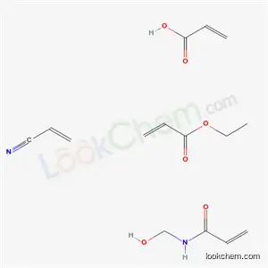 2-프로펜산, 에틸 2-프로페노에이트, N-(히드록시메틸)-2-프로펜아미드 및 2-프로펜니트릴과의 중합체