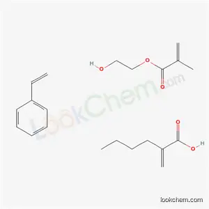 2-프로펜산, 2-메틸-, 2-하이드록시에틸 에스테르, 부틸 2-프로페노에이트 및 에테닐벤젠 중합체