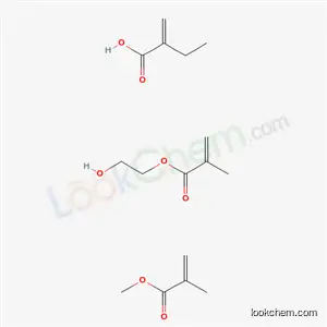 2-프로펜산, 2-메틸-, 2-히드록시에틸 에스테르, 에틸 2-프로페노에이트 및 메틸 2-메틸-2-프로페노에이트와의 중합체