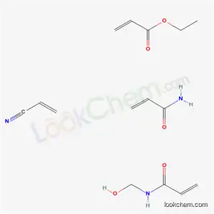 2-프로펜산, 에틸 에스테르, N-(히드록시메틸)-2-프로펜아미드, 2-프로펜아미드 및 2-프로펜니트릴과 중합체