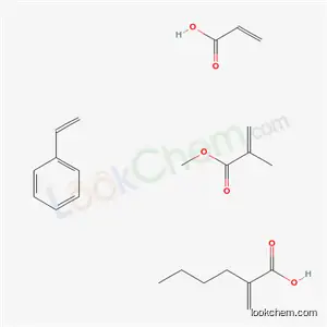 2-프로펜산, 2-메틸-, 메틸 에스테르, 부틸 2-프로페노에이트, 에테닐벤젠 및 2-프로펜산과의 중합체