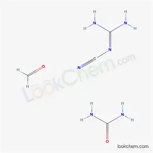 요소, 시아노구아니딘 및 포름알데히드 중합체