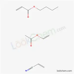 2-프로펜산, 부틸 에스테르, 에테닐 아세테이트 및 2-프로펜니트릴 중합체