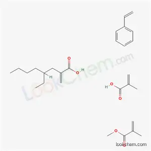 2-프로펜산, 2-메틸-, 에테닐벤젠 중합체, 2-에틸헥실 2-프로페노에이트 및 메틸 2-메틸-2-프로페노에이트