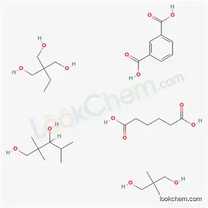 1,3-벤젠디카르복실산, 2,2-디메틸-1,3-프로판디올, 2-에틸-2-(히드록시메틸)-1,3-프로판디올, 헥산디산 및 2,2,4-트리메틸-1,3과의 중합체, XNUMX-펜탄디올