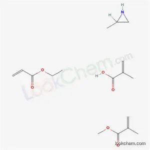 2-프로펜산, 2-메틸-, 에틸 2-프로페노에이트, 2-메틸아지리딘 및 메틸 2-메틸-2-프로페노에이트와의 중합체