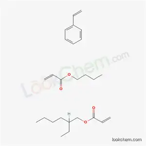 2-프로펜산, 부틸 에스테르, 에테닐벤젠 및 2-에틸헥실 2-프로페노에이트 중합체