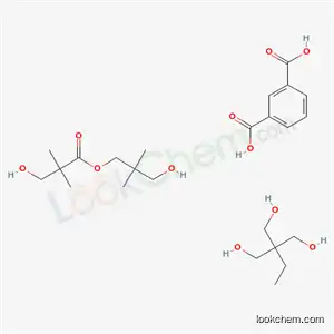 1,3-벤젠디카르복실산, 2-에틸-2-(히드록시메틸)-1,3-프로판디올 및 3-히드록시-2,2-디메틸프로필 3-히드록시-2,2-디메틸프로파노에이트 중합체