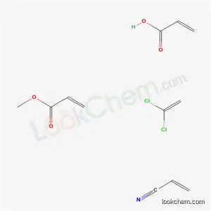 2-프로펜산, 1,1-디클로로에텐, 메틸 2-프로페노에이트 및 2-프로펜니트릴 중합체