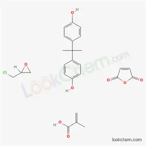 2-프로펜산, 2-메틸-, (클로로메틸)옥시란, 2,5-푸란디온 및 4,4-(1-메틸에틸리덴)비스페놀 중합체