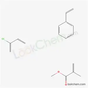 2-프로펜산, 2-메틸-, 메틸 에스테르, 2-클로로-1,3-부타디엔 및 에테닐벤젠 중합체