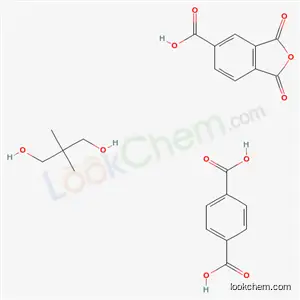 1,4-벤젠디카르복실산, 1,3-디히드로-1,3-디옥소-5-이소벤조푸란카르복실산 및 2,2-디메틸-1,3-프로판디올 중합체