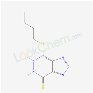 2-butylsulfanyl-3,4,7,9-tetrazabicyclo[4.3.0]nona-1,6,8-triene-5-thione cas  3438-80-0