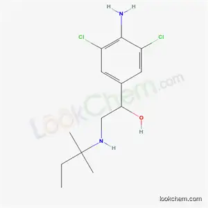 Molecular Structure of 38339-21-8 (1-(4-amino-3,5-dichlorophenyl)-2-[(2-methylbutan-2-yl)amino]ethanol)