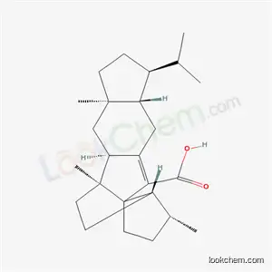 Molecular Structure of 40184-98-3 ((3R,11aS)-2,3,3aβ,4,5,5a,5bα,6,6a,7,8,9,9aβ,10-Tetradecahydro-3β,5aα,6aα-trimethyl-9β-isopropyl-1H-pentaleno[1,6a-a]-s-indacene-11-carboxylic acid)