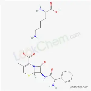 L-リシン?(6R,6β)-7α-[[(R)-(アミノ)フェニルアセチル]アミノ]-3-メチル-8-オキソ-5-チア-1-アザビシクロ[4.2.0]オクタ-2-エン-2-カルボキシラート