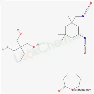 2-옥세파논, 2-에틸-2-(히드록시메틸)-1,3-프로판디올 및 5-이소시아나토-1-(이소시아네이토메틸)-1,3,3-트리메틸시클로헥산 중합체, 이소시아네이트 말단