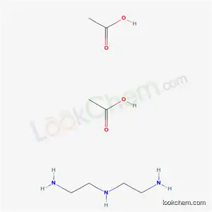Molecular Structure of 56329-47-6 (N-(2-Aminoethyl)ethylenediamine diacetate)