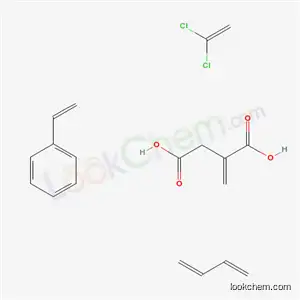 부탄이산, 메틸렌-, 1,3-부타디엔, 1,1-디클로로에텐 및 에테닐벤젠 중합체