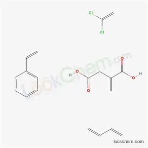 부탄이산, 메틸렌-, 1,3-부타디엔, 1,1-디클로로에텐 및 에테닐벤젠 중합체