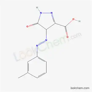 4,5-ジヒドロ-4-[(3-メチルフェニル)アゾ]-5-オキソ-1H-ピラゾール-3-カルボン酸