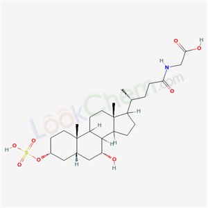 2-[[(4R)-4-[(3R,5S,7R,10R,13R)-7-hydroxy-10,13-dimethyl-3-sulfooxy-2,3,4,5,6,7,8,9,11,12,14,15,16,17-tetradecahydro-1H-cyclopenta[a]phenanthren-17-yl]pentanoyl]amino]acetic acid