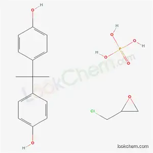 인산, (클로로메틸)옥시란 및 4,4-(1-메틸에틸리덴)비스페놀 중합체