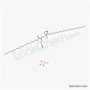 1-[2-[(2-シアノエチル)(1-オキソイコシル)アミノ]エチル]-1-エチル-4,5-ジヒドロ-2-ノナデシル-1H-イミダゾール-1-イウム?(硫酸エチル)アニオン