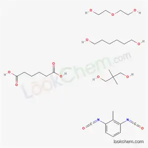 헥산디오산, 1,3-디이소시아네이토메틸벤젠, 2,2-디메틸-1,3-프로판디올, 1,6-헥산디올 및 2,2'-옥시비스[에탄올] 중합체