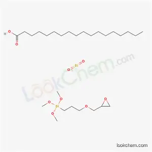 옥타데칸산, 실리카 및 트리메톡시[3-(옥시라닐메톡시)프로필]실란 중합체