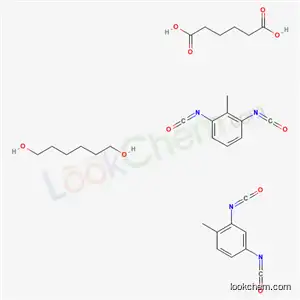 헥산 디오 산, 1,3- 디이 소시 아네 이토 -2- 메틸 벤젠, 2,4- 디이 소시 아네 이토 -1- 메틸 벤젠 및 1,6- 헥산 디올 아 디프 산, 1,6- 헥산 디올, 톨루엔 -2,4- 디 이소시아네이트, 톨루엔 -2,6가있는 중합체 , XNUMX- 디 이소시아네이트 중합체