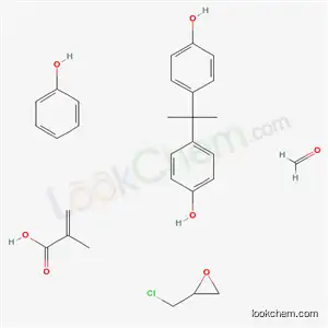 페놀, 4,4-(1-메틸에틸리덴)비스-, (클로로메틸)옥시란과의 중합체, 2-메틸-2-프로페노에이트, 포름알데히드-페놀 중합체와의 반응 생성물