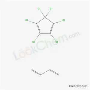 1,2,3,4,5,5-부타디엔 단독중합체를 갖는 1,3-헥사클로로-1,3-사이클로펜타디엔 부가물