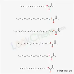 2-프로펜산, 2-메틸-, 도데실 에스테르, 헥사데실 2-메틸-2-프로페노에이트, 옥타데실 2-메틸-2-프로페노에이트, 펜타데실 2-메틸-2-프로페노에이트, 테트라데실 2-메틸-2-프로페노에이트 중합체 및 트리데실 2-메틸-2-프로페노에이트
