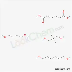 헥산디오익산, 1,4-부탄디올, 2,2-디메틸-1,3-프로판디올 및 1,6-헥산디올과의 중합체