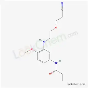 N-(3-{[2-(2-シアノエトキシ)エチル]アミノ}-4-メトキシフェニル)プロパンアミド