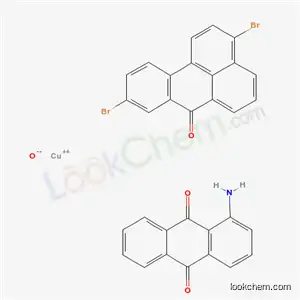 9,10-Anthracenedione, 1-amino-, 산화 구리 (CuO) 및 3,9-dibromo-7H-benz [de] anthracen-7-one과의 반응 생성물, 염소 처리