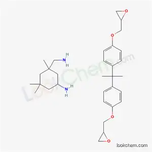 시클로헥산메탄아민, 5-아미노-1,3,3-트리메틸-, 비스페놀 A 디글리시딜 에테르 단독중합체와의 반응 생성물