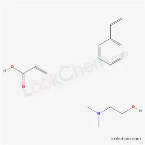2-프로펜산, 에테닐벤젠 중합체, 화합물. 2-(디메틸아미노)에탄올 함유
