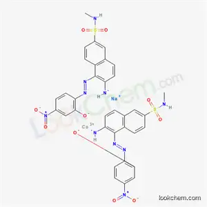 코발테이트(1-), 비스[6-아미노-5-[(2-하이드록시-4-니트로페닐)아조]-N-메틸-2-나프탈렌설폰아미다토(2-)]-, 나트륨