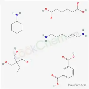 1,3-벤젠디카르복실산, 2-에틸-2-(히드록시메틸)-1,3-프로판디올, 1,6-헥산디아민 및 헥산디오산 중합체, 시클로헥실아민 변성