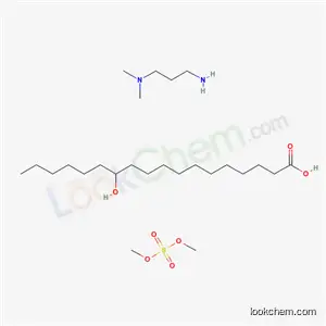 Octadecanoic acid, 12-hydroxy-, homopolymer, N,N-dimethyl-1,3-propanediamine과의 반응 생성물, di-Me sulfate-quaternized